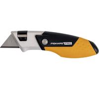 Fiskars Cutter pliant universel Pro Compact 12 cm lame CarbonMax Noir/Orange 1062939