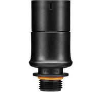 Fiskars Kit adaptateur pour arrosage Comfort 1070579 – pour têtes sur bases à pique, Noir/Orange