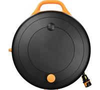 Fiskars - Dévidoir d'arrosage Comfort S - Kit tout compris, 15 m, enroulement auto, Ø13 mm - 1071660