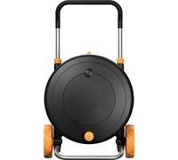 Fiskars 1071670 Comfort Waterwheel Dévidoir de tuyau sur roues nu 13 mm 31.5 m 1/2 pouce 1 pc(s) noir, orange