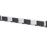 Fiskars 1082705 Support pour outils de jardin OneClick, support mural avec 5 crochets doubles mobiles (l x H) 648 mm x 67 mm 1 pc(s)