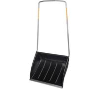 Fiskars Traîneau à neige SnowXpert 74 cm Tête en plastique Manche en aluminium Noir/Orange 1003470