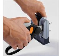 Fiskars Aiguiseur de ciseaux 9600D Clip-Sharp pierre en céramique pour droitier noir/gris