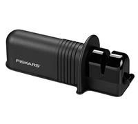 Fiskars Aiguiseur de Haches et Couteaux, Tête d'aiguisage en Céramique/Boîtier en plastique renforcé de fibres de verre, Noir/Orange, Solid, 1026797