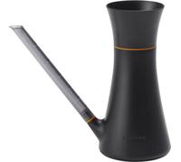 Fiskars Arrosoir 1,2 L avec couvercle, remplissable sans le retirer, 25,8 cm, Noir/Orange