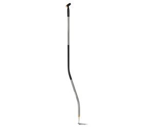 Fiskars Binette, Ergonomic, Longueur : 155 cm, Largeur : 18,5 cm, Tête en Acier au Bore Trempé/Manche en Aluminium, Noir/Gris, 1076979