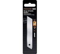 Fiskars Lames Cassables, Pour Cutter Fiskars, 18mm, Acier inoxydable, Paquet de 5, CarbonMax, 1027232