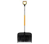 Fiskars Chasse-neige pour de grandes quantités de neige, série X, longueur : 153,5 cm, aluminium/polymère, noir/orange/gris, 1057178