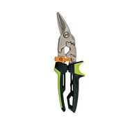 Fiskars Cisaille Aviateur 1027208 - Coupe droite, jusqu'à 40% de puissance en plus Noir/Vert/Orange