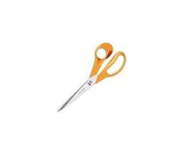 Fiskars Ciseau Avec Lame Titane Et Revêtement Non Collant, Longueur 21cm, Pour Droitier Blanc/Orange