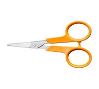 Fiskars Classic Ciseaux de Manucure, Courbés, Pour Droitier et Gaucher, LongueurTotale : 10 cm, Poignée Ergonomique Améliorée, Acier de Qualité/Plastique, Orange, 1075058