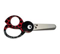 Fiskars Ciseaux, Acier Inoxydable, Coccinelle, 1004612, 12,7 x 5,7 x 0,6 cm, Noir (Rouge)
