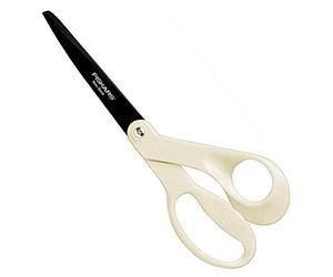 Fiskars Ciseaux antiadhésifs universels, Longueur totale: 21 cm, Acier inoxydable, 1003924