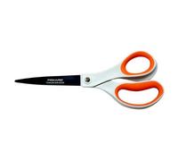 Fiskars Ciseaux Avec Lame Titane, Longueur 18cm, Ambidextre Blanc/Orange