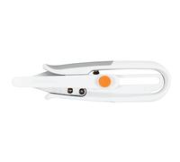 Fiskars Ciseaux Coupe-Fil, Pour Droitiers et Gauchers, Lame en Acier Inoxydable/Manche en Plastique, Blanc, 1059562