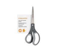 Fiskars Ciseaux en titane pour gaucher de 20,3 cm, poignée ergonomique pour plus de confort, lames en acier inoxydable durables pour la maison et le bureau