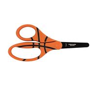 Fiskars Kids Scissors - Basketball - Ciseaux - 130 mm - 4 ans et plus Noir/orange