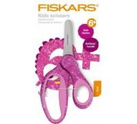 Fiskars Ciseaux Enfants à bouts ronds 13 cm - Rose Pailleté 1064074