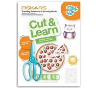 Fiskars – Ciseaux de départ et cahier d'activités – Dès 3 ans – Droitiers & Gauchers – Bleu