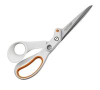 Fiskars Ciseaux Multi-Usages Razoredge, Longueur Totale: 21 Cm, Lames En Acier Inoxydable/Poignées En Plastique, Blanc/Orange, Amplify, 1005223
