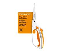 Fiskars Ciseaux multi-usages Softgrip, Longueur: 26 cm, Lames en acier inoxydable/Poignées en plastique, Noir/Gris, Easy Action, 1003873