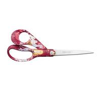 Fiskars Ciseaux Polyvalents au Design Moomins, Droitier, Longueur : 21 cm, Lames en Acier Inoxydable, Festive Moments, 1080088