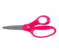 Fiskars Ciseaux pour Enfants, Ciseaux pour grands enfants de 8 à 11 ans | Droitier, Longueur : 15 cm, Rose, 1067851