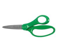 Fiskars Ciseaux pour Enfants, Ciseaux pour grands enfants de 8 à 11 ans, Droitier, Longueur : 15 cm, Vert, 1067848