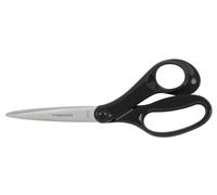 Fiskars Ciseaux pour les jeunes de 15 à 18 ans, Droitier, Longueur totale : 20 cm, Acier inoxydable/plastique, Noir, 1067866