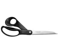 Fiskars Ciseaux pour matériaux résistants avec encoche coupe-fil métallique, Longueur : 25 cm, Longueur des lames : 15 cm, Lames en acier inoxydable/Poignées en plastique, Noir, 1020478