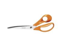 Fiskars - Ciseaux de tailleur 25 cm 1075038 - Pour droitier, Vis Torx améliorée, Orange