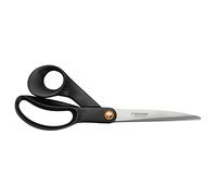 Fiskars Ciseaux universels, Longueur totale: 24 cm, Acier/Plastique, Functional Form, Noir, 1019198