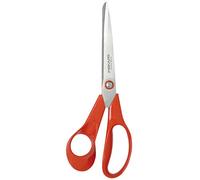 Fiskars Ciseaux universels pour gauchers, Longueur totale: 21 cm, Lames en acier inoxydable/Poignées en plastique, Classic, 1005147