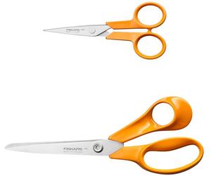 Fiskars Classic Set de ciseaux couture 21 cm + 13 cm 1082398