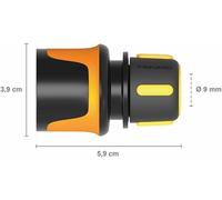Fiskars Comfort Raccord de tuyau 9 mm (3/8") 1027071