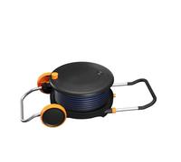 Fiskars Dévidoir de tuyau sur roues Comfort Waterwheel 1071639 13 mm 21,5 m 1/2 pouce Noir/Orange