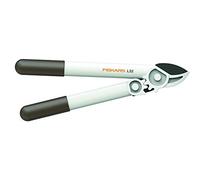 Fiskars Coupe-branche L32 pour le bois sec et les branches dures jusqu'à Ø 3,5 cm, Longueur : 38,7 cm, Poids: 380 g, Blanc/Orange, FiberComp/Acier, Light, 1026930