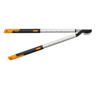 Fiskars Coupe-branche télescopique à lames franches | Diamètre de coupe: 4 cm, Acier trempé, Longueur du manche: 66-90 cm, Noir/Orange, L86, 1013564
