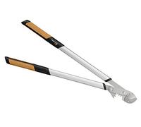 Fiskars Coupe-branches à enclume Quantum pour bois sec et dur, Diamètre de coupe: 5,5 cm, Lames en acier trempé avec revêtement antiadhésif, Longueur: 80 cm, Noir/Orange, L109, 1001437