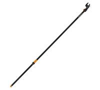 Fiskars Coupe-branches multifonctions longue portée à lames franches pour arbres et haies, Revêtement antiadhésif, Lames en acier trempé/Manche en aluminium, Longueur: 2,4 m, Noir/Orange, UP84, 1001557
