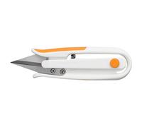 Fiskars Coupe-Fil Softgrip, Coupe-Fil pour Droitiers et Gauchers, Longueur : 12,7 cm, Lames en Acier Inoxydable/Poignées en Plastique, Blanc, 1070023