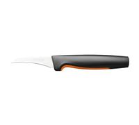 Fiskars Couteau à éplucher Forme fonctionnelle Lame incurvée de 6,8 cm, Ergon...