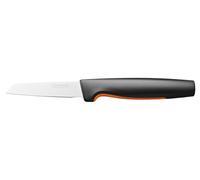 Fiskars Couteau à éplucher Functional Form 8 cm, lame droite, acier inoxydable, 1057544