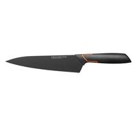 Fiskars Couteau de chef, Design moderne, Longueur totale: 31 cm, Acier/Plastique, Edge, 1003094