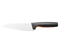 Fiskars Couteau de chef Functional Form – 29 cm, acier inoxydable japonais/plastique, Noir/Orange