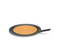 Fiskars Couvercle antiprojections, Ø 30 cm, Plastique/Silicone, Functional Form, Noir/Orange, 1027305