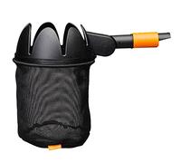 Fiskars Cueille-fruits, Tête d'outil QuikFit, Longueur: 32 cm, Plastique renforcé de fibre de verre/Coton, Noir/Orange, QuikFit, 1000693