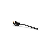 Fiskars Cuillère à pâtes, Longueur :29 cm, Plastique/Silicone, Functional Form, Noir/Orange, 1027301