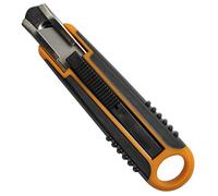 Fiskars Cutter de sécurité, 18mm, 14cm, Noir/Orange 1004683