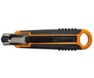 Fiskars Cutter de sécurité, 18mm, 14cm, Noir/Orange 1004683